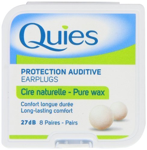 Quies Boules Nat Wax Earplugs X Pairs Light Size 8