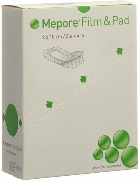 Image of Mepore Film and Pad Dressing 9x10cm