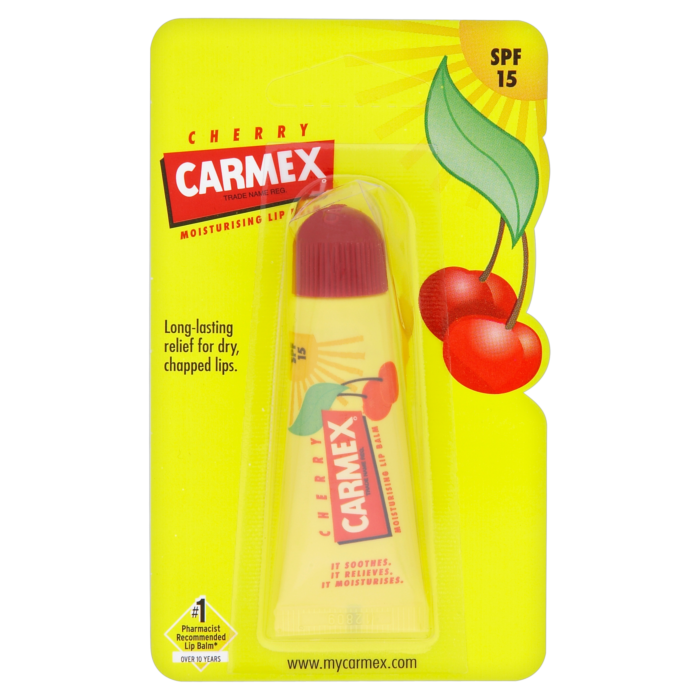 Carmex Cherry Tube SPF15 Lip Balm x 10g