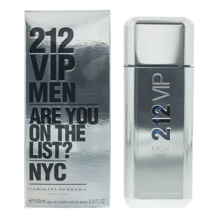 Carolina Herrera 212 VIP Men EDT 100ml - Male Fragrance | Clear