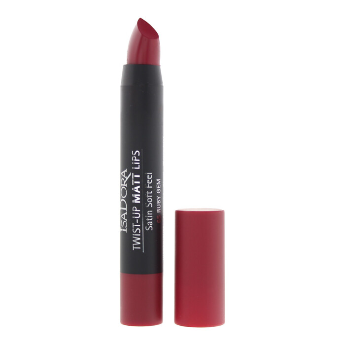 Isadora Twist-up Matt Lips 65 Ruby Gem 3.3g