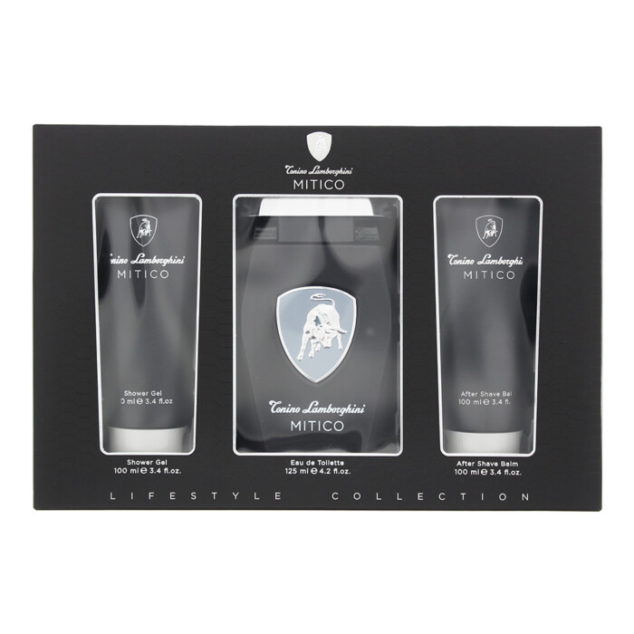 Tonino Lamborghini Mitico 3 Piece Gift Set: Eau De Toilette 125ml - Shower Gel 1