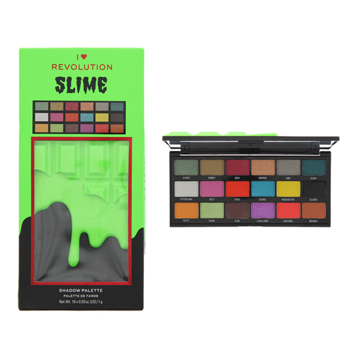 Revolution I Heart Revolution Slime Eye Shadow Palette 18 X 1g