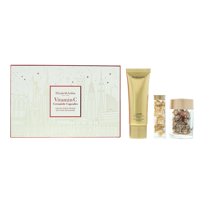 Elizabeth Arden Vitamin C 3 Piece Gift Set: Ceramide Radiance Renewal Serum Caps