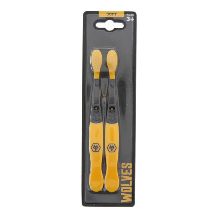 Epl Wolves Soft Toothbrush 2pcs