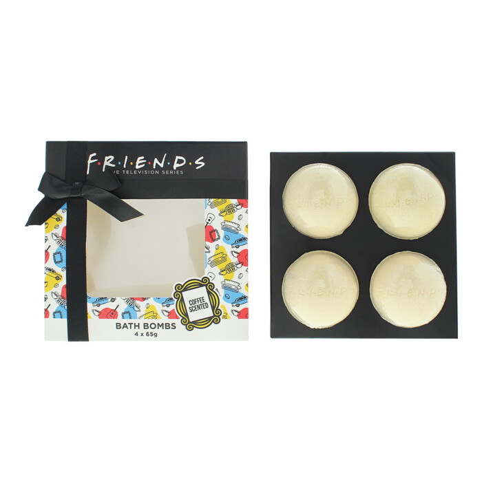 Warner Bros Friends Coffe Scented Bath Fizzy Bomb 4 X 65g