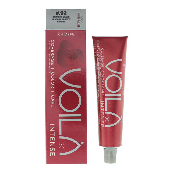 Intercosmo Voilà 3c Intense .92 Graphite Silver Hair Colour 60ml