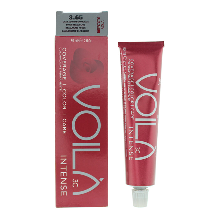 Intercosmo Voilà 3c Intense 3.65 Dark Beaujolais Hair Colour 60ml