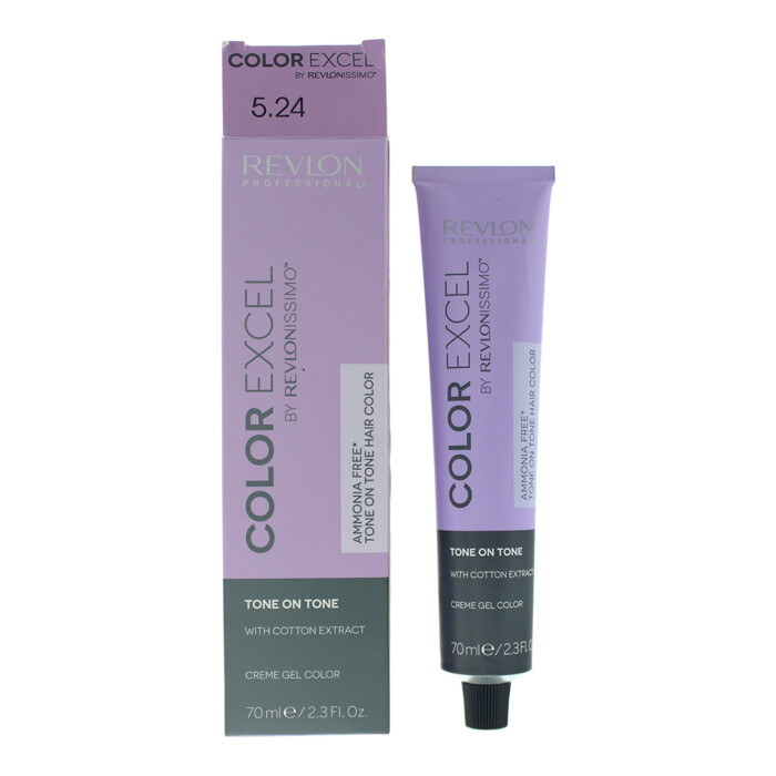 Revlon Color Excel 5.24 Light Iridescent Coppre Brown Hair Colour 70ml