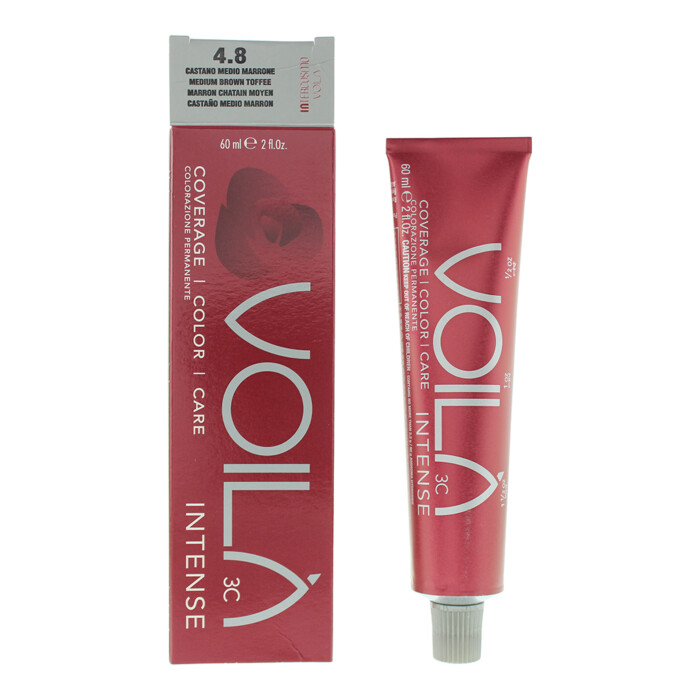 Intercosmo Voilà 3c Intense 4.8 Medium Brown Toffee Hair Colour 60ml
