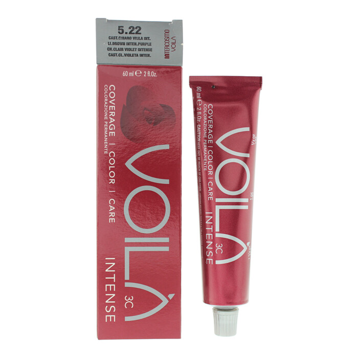 Intercosmo Voilà 3c Intense 5.22 Light Brown Intense Purple Hair Colour 60ml