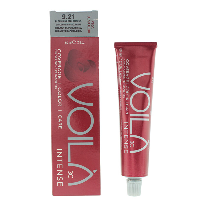 Intercosmo Voilà 3c Intense 9.21 Light Blonde Iridescent Pearl Hair Colour 60ml