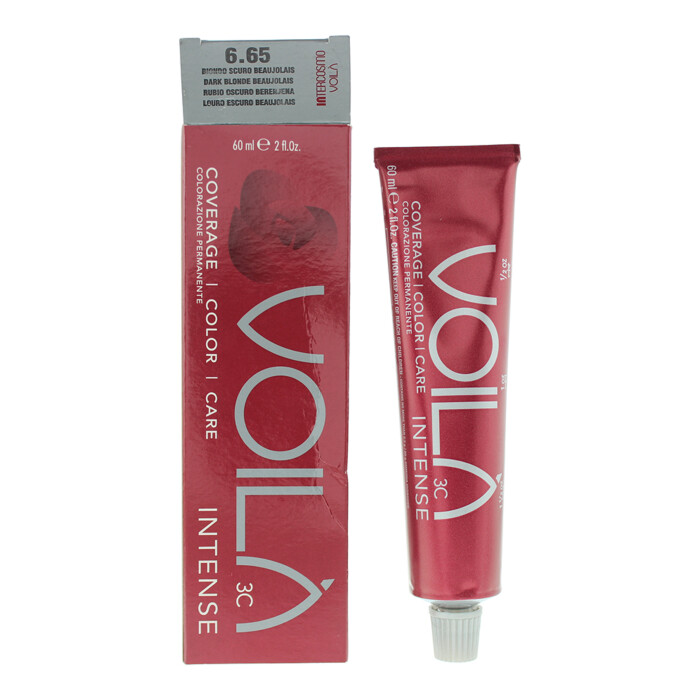 Intercosmo Voilà 3c Intense 6.65 Dark Blonde Beaujolais Hair Colour 60ml