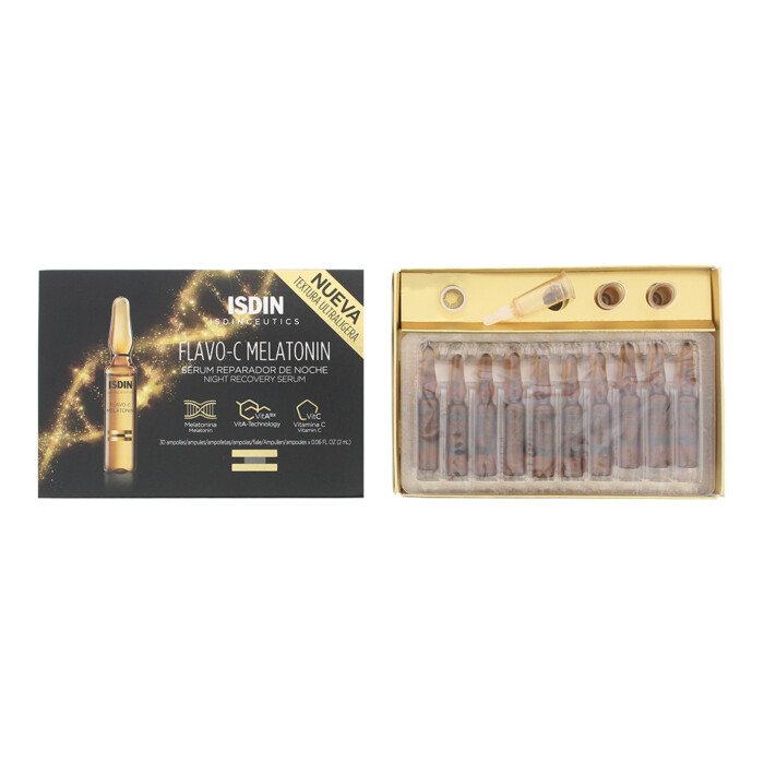 Isdin Isdinceutics Flavo-c Melatonin Repair Night Serum 30x2ml Vials
