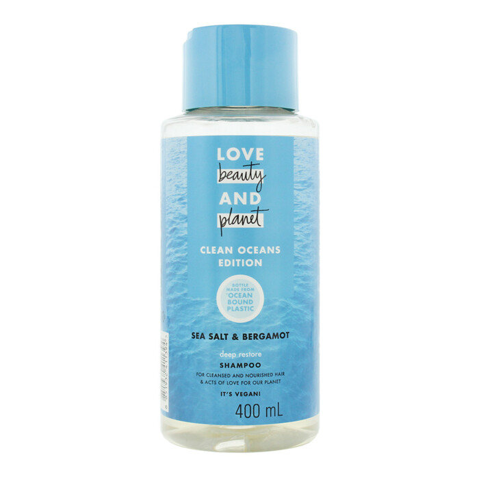 Love Beauty And Planet Deep Restore Clean Oceans Sea Salt And Bergamot Shampoo 4