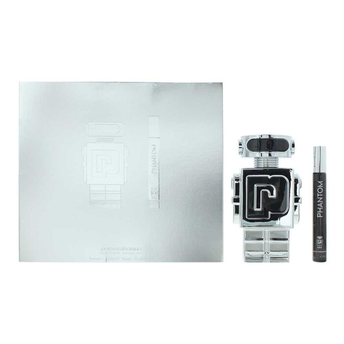 Paco Rabanne Phantom 2 Piece Gift Set: Eau De Toilette 100ml - Eau De Toilette 1