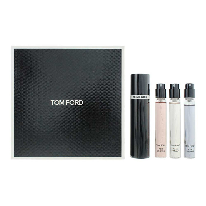 Tom Ford Private Blend Roses 3 Piece Gift Set: Rose D'amalfi Eau De Parfum 10ml