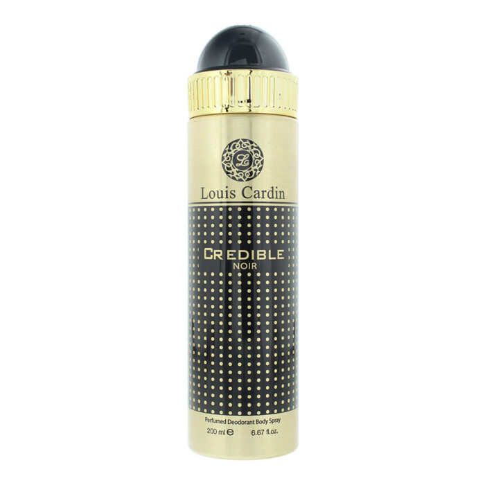 Louis Cardin Credible Noir Perfumed Deodorant Body Spray 200ml