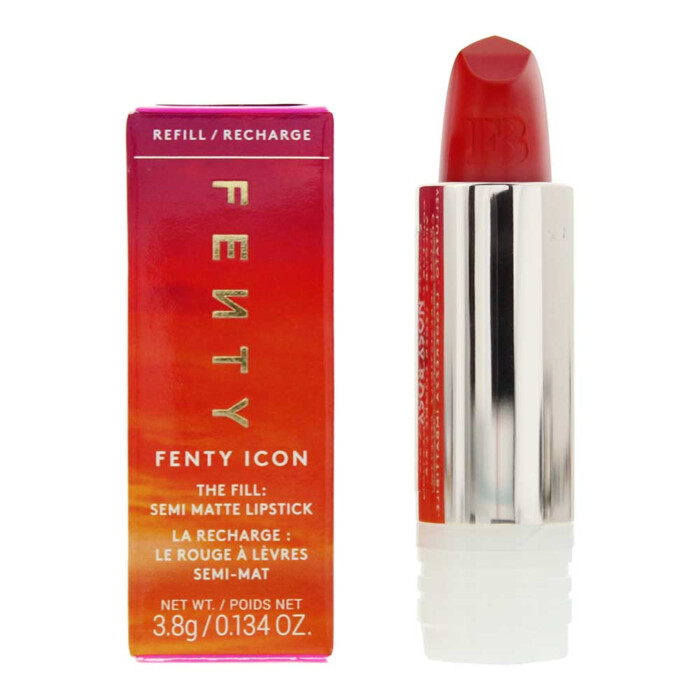 Fenty Beauty Icon The Fill Semi-matte Refillable Nosy Rosy Lipstick 3.8g