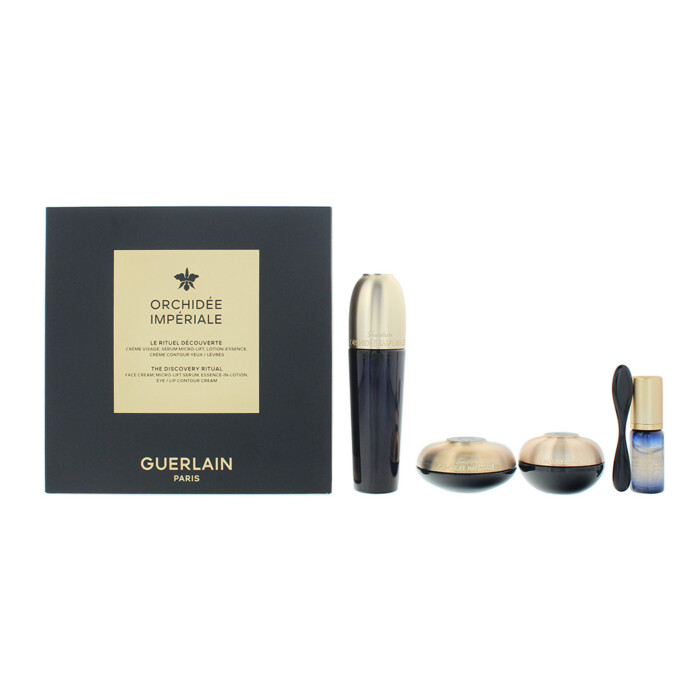 Guerlain Orchidée Impériale 4 Piece Gift Set: Essence Inlotion 30ml - Face Cream