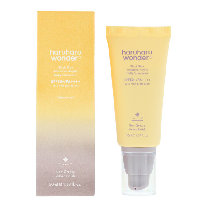 Haruharu Wonder Black Rice Moisture Airyfit Daily SPF 50 Sun Cream 50ml