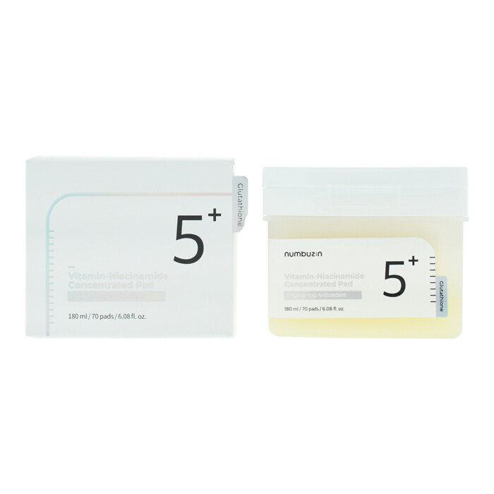 Numbuzin No.5 Vitamin-niacinamide Concentrated Pads 70 Pcs