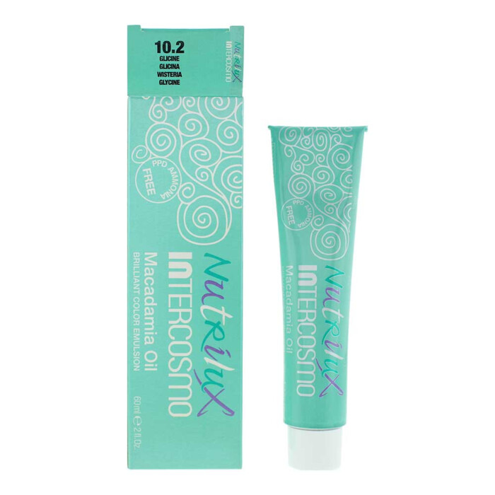 Intercosmo Nutrilux Macadamia Oil 10.2glicina Hair Colour 60ml