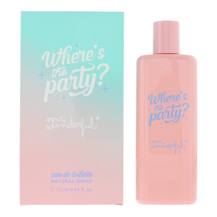 Mr Wonderful Where's The Party? Eau De Toilette 75ml