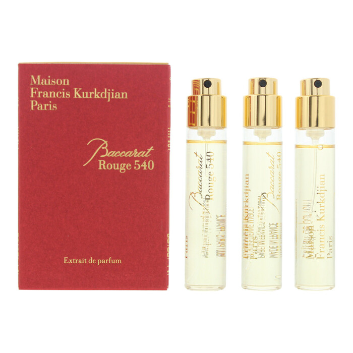Maison Francis Kurkdjian Baccarat Rouge 540 Travel Refills 3 Piece Gift Set: Ext