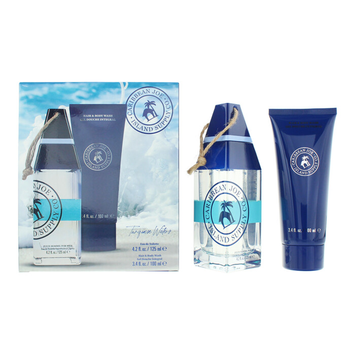 Caribbean Joe Island Supply Turquoise Waters Photobox 2 Piece Gift Set: Eau De T