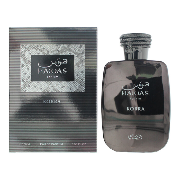 Rasasi Hawas Kobra 100ml Eau de Parfum for Men - Intense | Clear