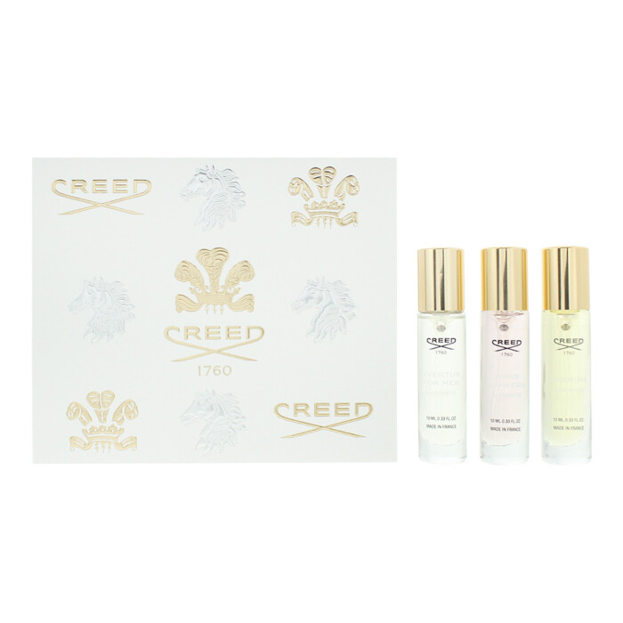 Creed 3 Piece Gift Set: Aventus For Her Eau De Parfum 10ml - Carmina Eau De Par