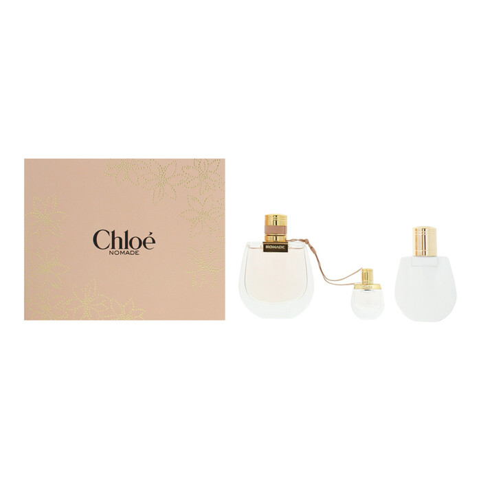 Chloé Nomade 3 Piece Gift Set: Eau De Parfum 75ml - Eau De Parfum 5ml - Body Lot