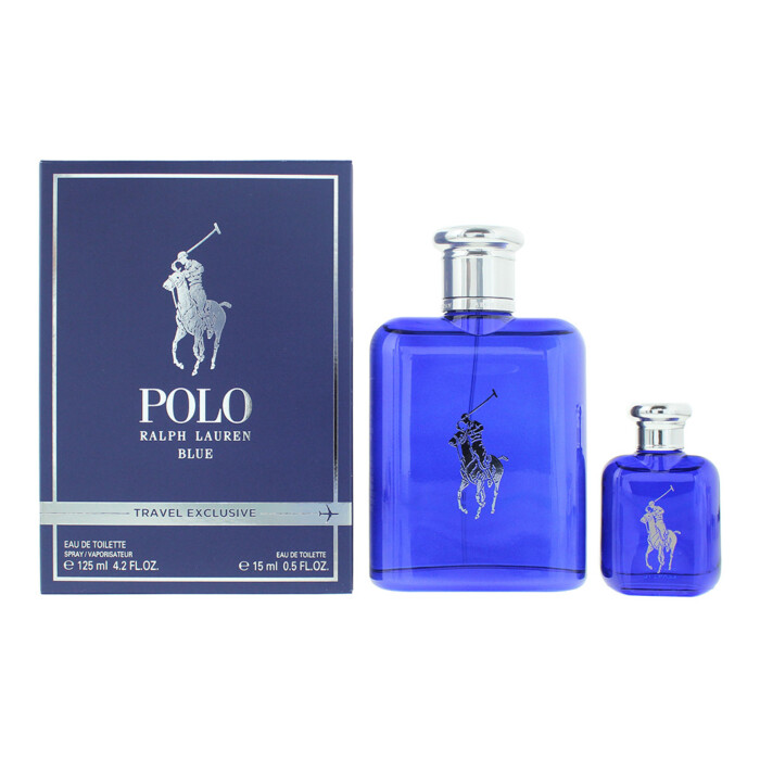 Ralph Lauren Polo Blue 2 Piece Gift Set: Eau De Toilette 125ml - Eau De Toilette