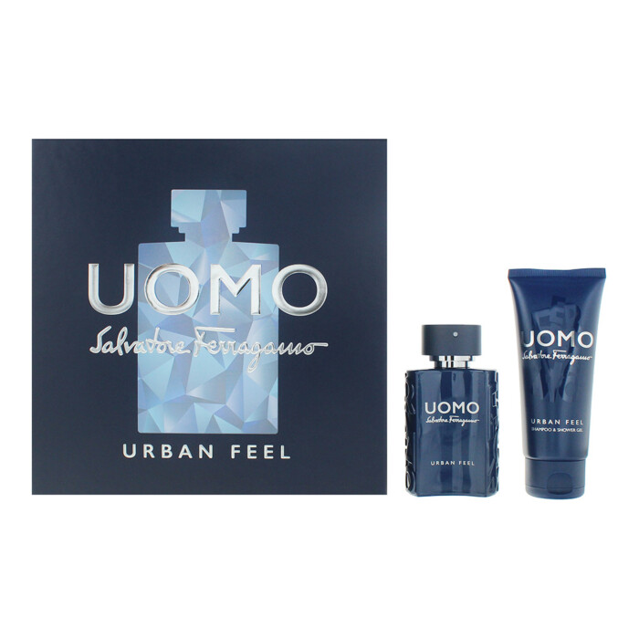 Salvatore Ferragamo Uomo Urban Feel 2 Piece Gift Set: Eau De Toilette 50ml - Sho