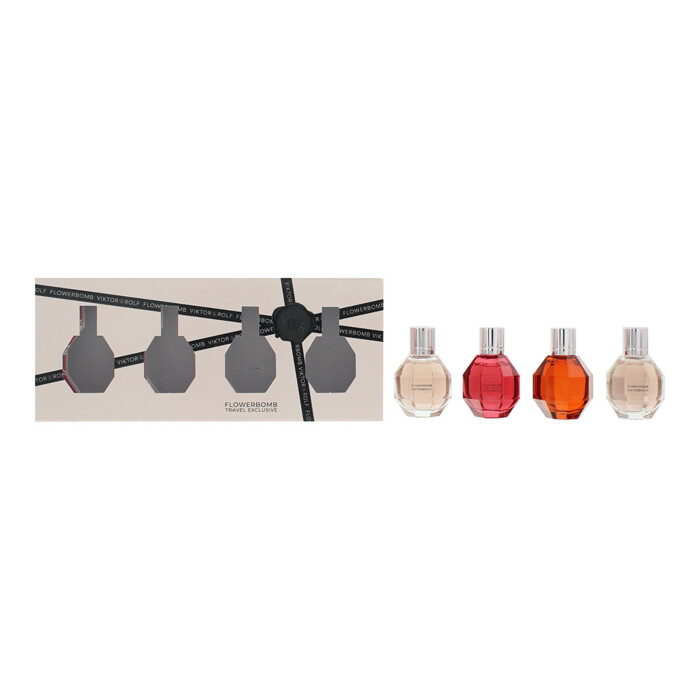 Viktor & Rolf Flowerbomb Gift Set Eau De Parfum 4 X 7ml