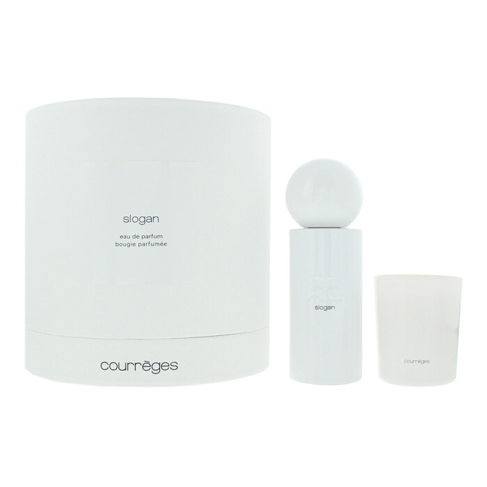 Courrèges Slogan 2 Piece Gift Set: Eau De Parfum 100ml - Candle 75g