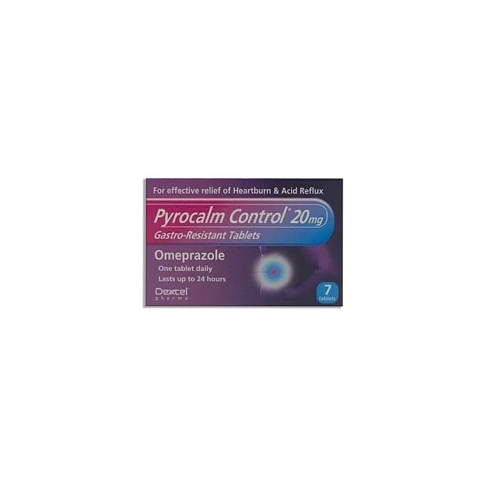 Pyrocalm Control 20mg Omeprazole Tablets