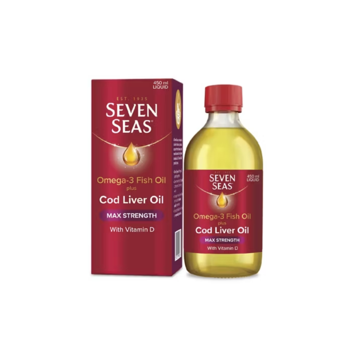 Seven Seas Omega-3 Fish Oil Plus Cod Liver Oil MAX STRENGTH With Vitamins D And Vitamin E
