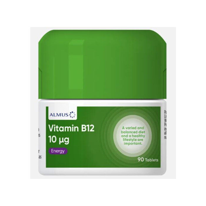 Almus Vitamin B12 10ug Tablets Pack of 90