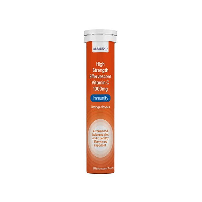 Almus Vitamin C Effervescent High Strength 20 Tablets