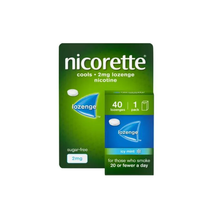 Nicorette Lozenge Mint 2mg 40 Pack