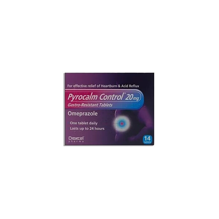 Pyrocalm Control 20mg Omeprazole Tablets