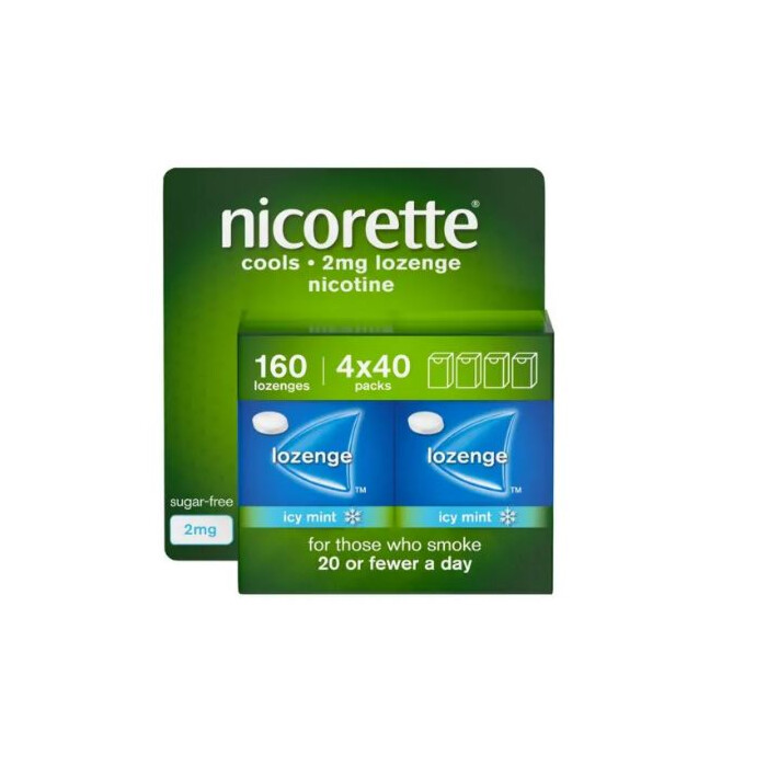 Nicorette Lozenge Mint 2mg 160 Pack