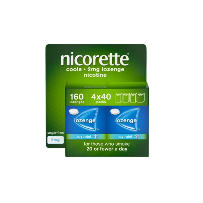 Nicorette Lozenge 4mg Mint 160
