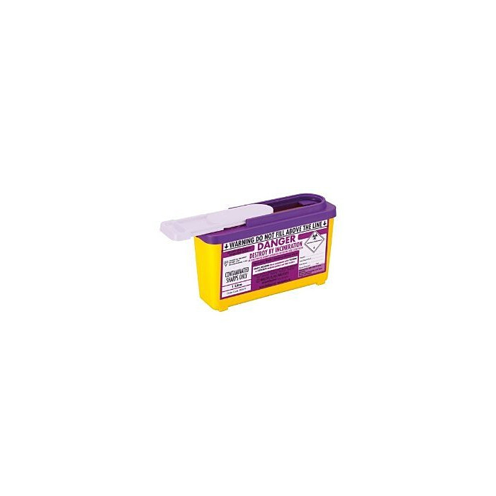 Sharpsguard Bin Dd677w Purple