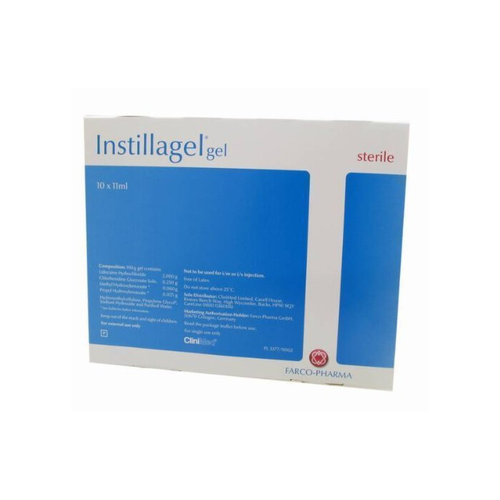 Instillagel Sterile Lubricant  10 Pack -11ML