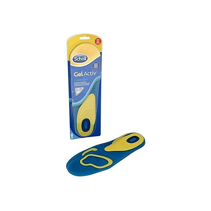 Scholl Active Everyday Gel Insoles for Men - 4 Pack