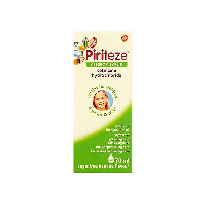 Piriteze Allergy Syrup 70mls