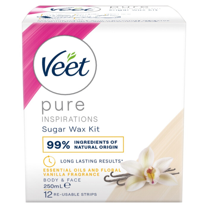 Veet Oriental Wax Essential Oils & Floral Vanilla Fragrance 250ml